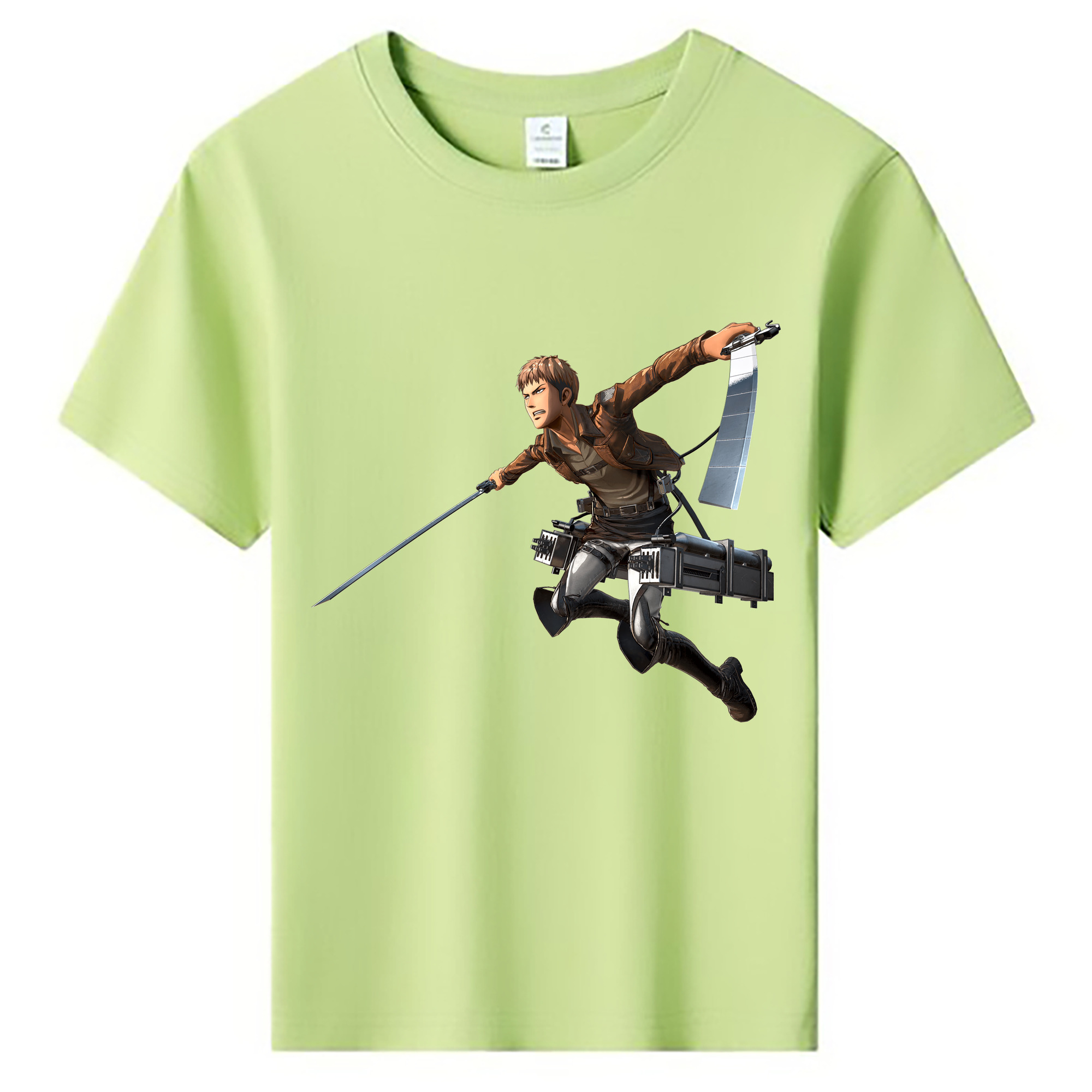 （画像用） 進撃の巨人 ジャン・キルシュタイン Attack on Titan Jean Kirstein 綿100％キッズTシャツ（フロントプリント）